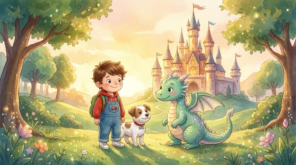 Drachen und Burgen